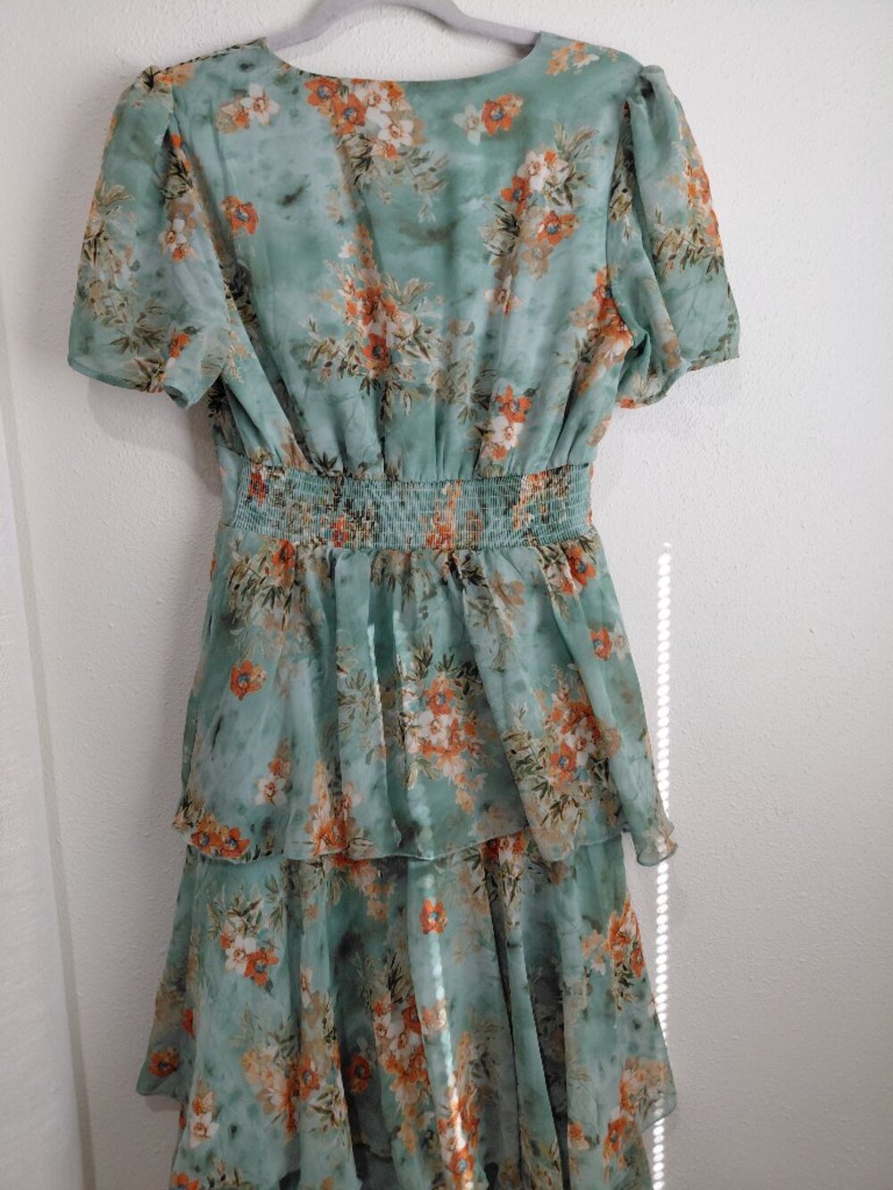 Baltic Born Floral Tiered Ruffles Maxi Dress Size Medium - Picture 3 of 6